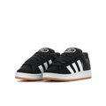 adidas Campus Sneakers – Black and White with Gum Outsole