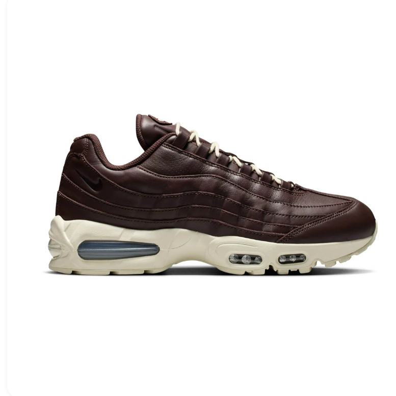 Nike Air Max 95 Dark Brown and Cream Sneakers