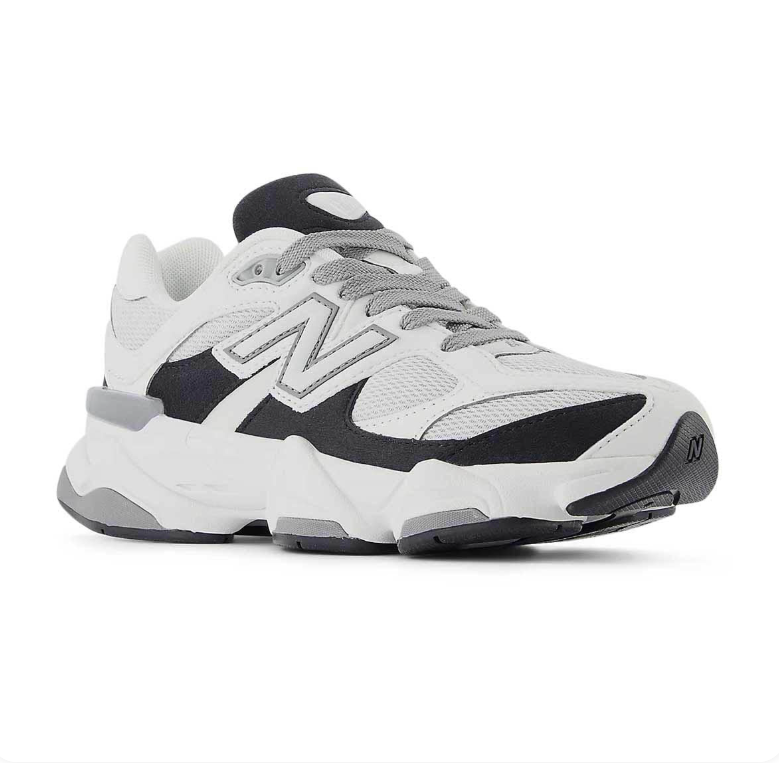New Balance White, Black and Grey Chunky Sneakers