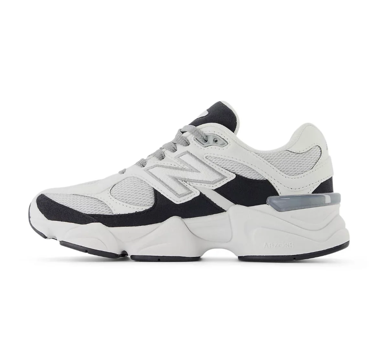 New Balance White, Black and Grey Chunky Sneakers