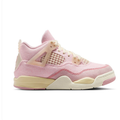 Pastel Pink and Cream Sneakers with Grid Panels