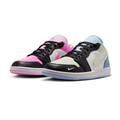 Air Jordan 1 Low Mismatched Pink and Blue Sneakers