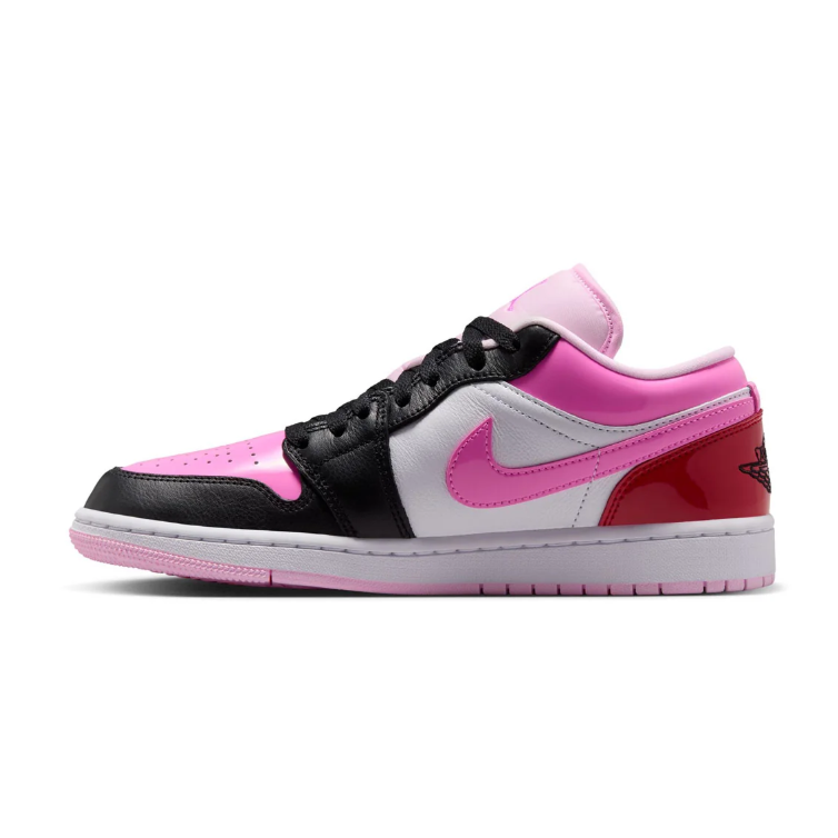 Air Jordan 1 Low Mismatched Pink and Blue Sneakers