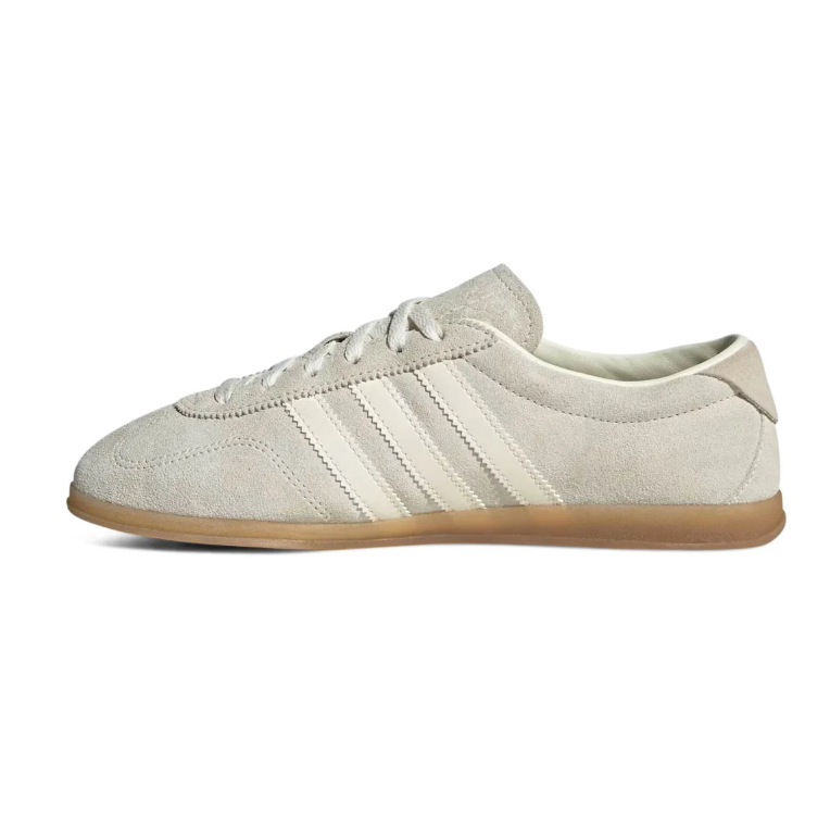 adidas Gazelle Light Beige Sneakers with Gum Sole