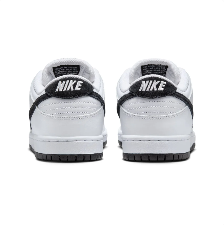 Nike SB Dunk Low Pro White and Black Sneakers