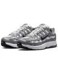 Nike P-6000 White and Silver-Grey Sneakers with Black Swoosh